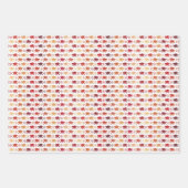 Red Monkeys Pattern Geschenkpapier Set (Vorderseite 2)