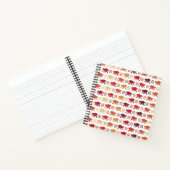 Red Monkeys Pattern Notizblock (Innenseite)