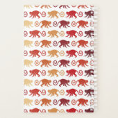 Red Monkeys Pattern Planer (Rückseite)