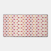 Red Monkeys Pattern Schreibtischunterlage (Vorderseite)
