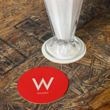 Red Monogram Personal Party