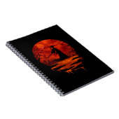 RED MOON ANIME SILHOUETTE NOTIZBLOCK (Rechte Seite)