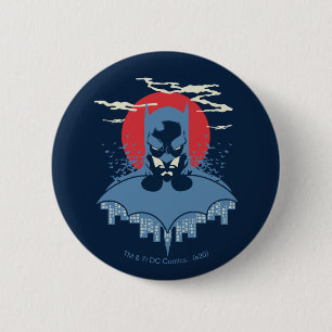 Red Moon Batman mit Logo Button