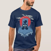 Red Moon Batman mit Logo T-Shirt (Vorderseite)