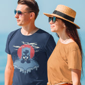 Red Moon Batman mit Logo T-Shirt