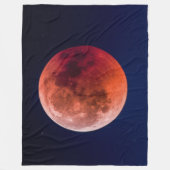 RED MOON FLEECEDECKE (Vorderseite)
