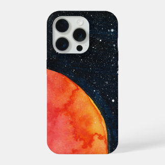 Red Moon Galaxy Phone Case iPhone 15 Pro Hülle
