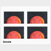 Red Moon Galaxy Stickers (Blatt)