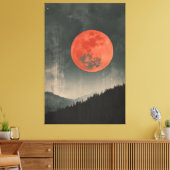Red Moon Leinwanddruck (Insitu (Wohnzimmer))