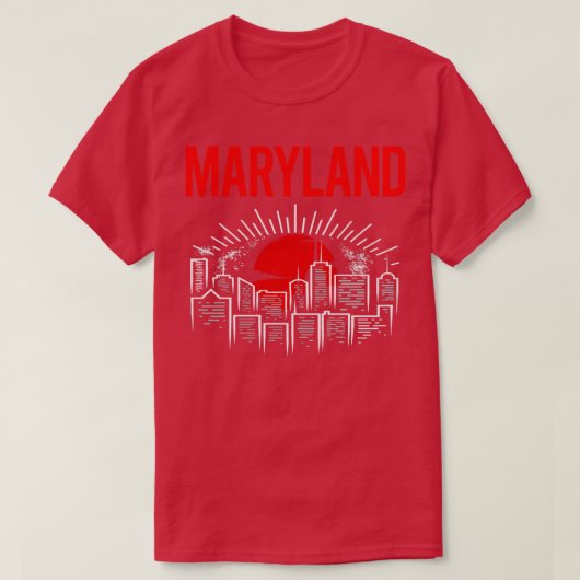 Red Moon Maryland T-Shirt (Design vorne)