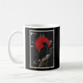 Red Moon Raven Black Crow Kaffeetasse (Links)