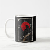Red Moon Raven Black Crow Kaffeetasse (Links)