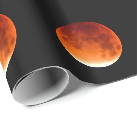 Red Moon Risiing Geschenkpapier (Rolleneckpunkt)