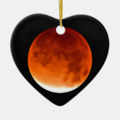 Red Moon Risiing Keramik Ornament (Vorne)