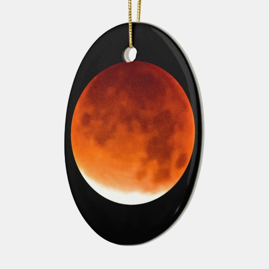 Red Moon Risiing Keramikornament (Links)