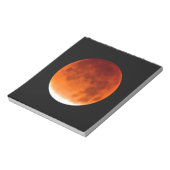 Red Moon Risiing Notizblock (Rotiert)