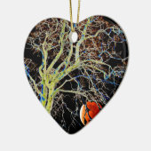 Red Moon Rising Keramikornament (Links)