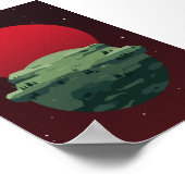 Red Moon Rising Poster (Ecke)