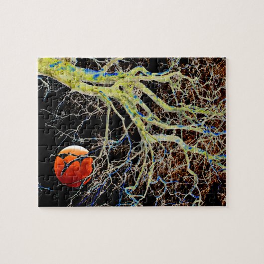 Red Moon Rising Puzzle (Horizontal)