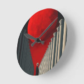 Red Moon Runde Wanduhr (Winkel)
