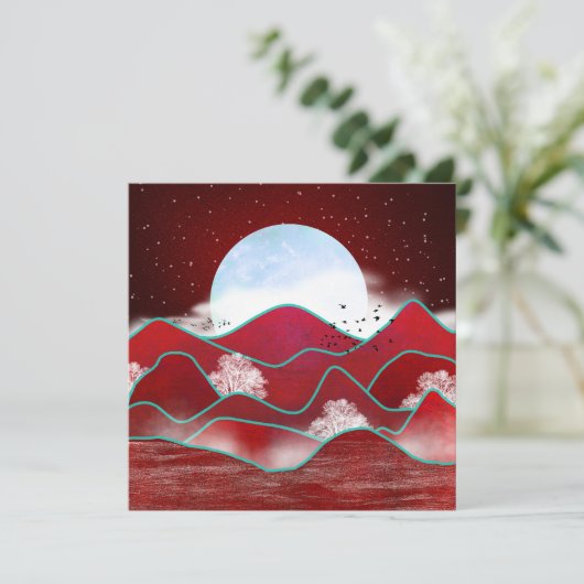 Red Moonrise (Stehend Vorderseite)