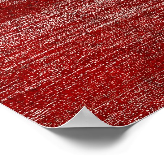 Red Moonrise Poster (Ecke)