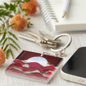 Red Moonrise Schlüsselanhänger (Vorderseite rechts)