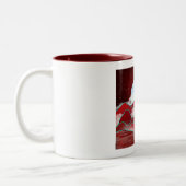 Red Moonrise Zweifarbige Tasse (Links)