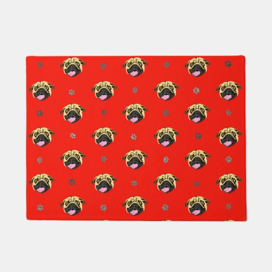 Red Mops Door Mat Fußmatte (Vorderseite)