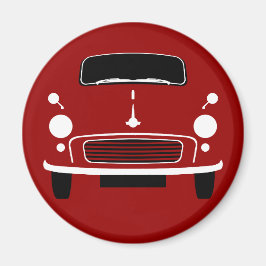 Red Morris Minor Kühlschrank Magnet