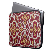 red mosaic laptopschutzhülle (Vorderseite Links)