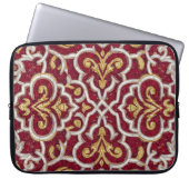 red mosaic laptopschutzhülle (Vorderseite)