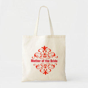 Red Mother of the Bride Wedding Tote Bag Tragetasche
