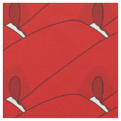 Red Motif Fabric Stoff (Nahaufnahme)