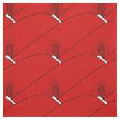 Red Motif Fabric Stoff (Muster)