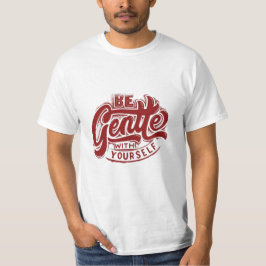 Red Motivierend Quote T - Shirt - Bold Typografy D