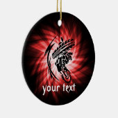 Red Motocross Keramikornament (Rechts)