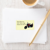 Red-Motorrad-Adresse Adressaufkleber (Insitu)