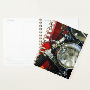 Red Motorrad Motorrad Fahrrad Garage Planer