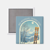 Red Mountain BC Kanada Skiurlaub Souvenir Magnet (Vorderseite/Rückseite)