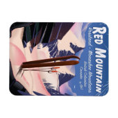 Red Mountain British Columbia, Kanada Skipposter Magnet (Horizontal)