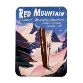 Red Mountain British Columbia, Kanada Skipposter Magnet (Vertikal)