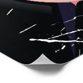 Red Mountain British Columbia, Kanada Skipposter Poster (Ecke)