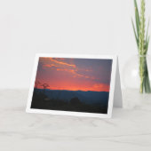 Red Mountain Sky Karte (Vorderseite)