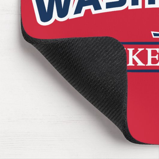 Red Mouse Pad - Hockey Power in Washington Mousepad (Ecke)