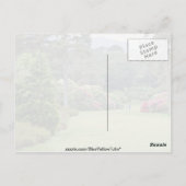 Red Muckross House Gardens, Irland Blume Postkarte (Rückseite)