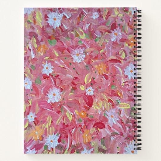 Red Mulberry Personalisiert Notebook Notizblock (Rückseite)