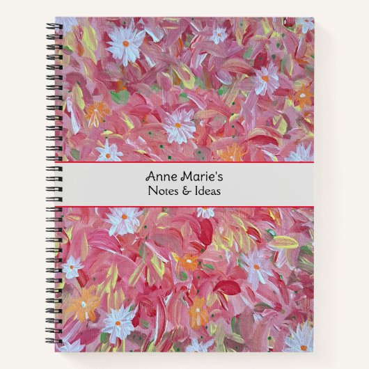 Red Mulberry Personalisiert Notebook Notizblock (Vorderseite)