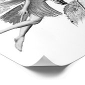 Red Mulberry Tree Fairy Poster (Ecke)