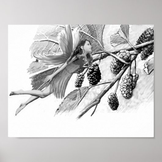 Red Mulberry Tree Fairy Poster (Vorne)